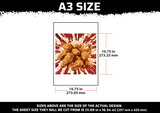 KFC Chicken Multi Layer Stencil