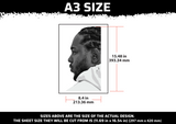 Kendrick Lamar Multi Layer Stencil