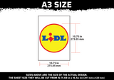 Yellow Circle Logo Multi Layer Stencil