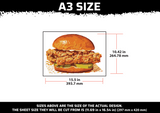 Popeyes Sandwich Multi Layer Stencil
