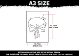 Skull 1 Multi Layer Stencil