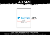 Only Fans Logo Multi Layer Stencil