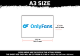 Only Fans Logo Multi Layer Stencil