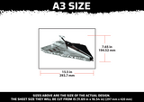 Star Wars Ship Multi Layer Stencil