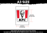 KFC Logo Multi Layer Stencil