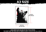 Wolf Head Multi Layer Stencil
