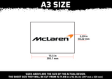 McLaren Logo Multi Layer Stencil