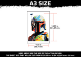 Boba Fett Multi Layer Stencil