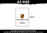 Porsche Logo Multi Layer Stencil