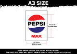 Pepsi Max Logo Multi Layer Stencil