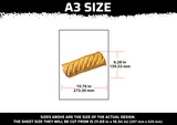 Sausage Roll Multi Layer Stencil