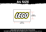 Lego Logo Multi Layer Stencil