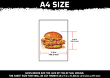 Popeyes Sandwich Multi Layer Stencil