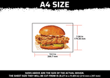 Popeyes Sandwich Multi Layer Stencil