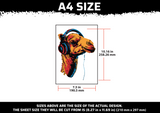 DJ Camel Multi Layer Stencil