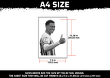 Sunderland Player Multi Layer Stencil