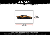 McLaren Car Multi Layer Stencil