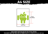 Apple and Android Multi Layer Stencil