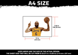 Lebron James Multi Layer Stencil