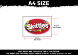 Skittles Logo Multi Layer Stencil