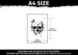 Skull 2 Multi Layer Stencil
