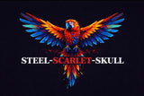 Bespoke Stencil For Steel - Parrot Logo and Lion