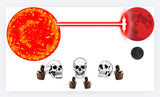Bespoke Painting For Jackson - B2 - Skulls In Space