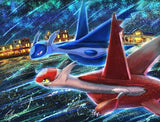 Bespoke Painting For Junior - Latios and Latias Pokémon Piece - A3