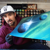 CUSTOM Planet & Space Scene A3 - Standard Colours