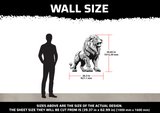 Easy Greyscale Lion Multi Layer Stencil
