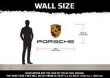 Porsche Logo Multi Layer Stencil