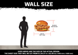 Popeyes Sandwich Multi Layer Stencil