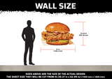 Popeyes Sandwich Multi Layer Stencil