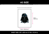 Abstract Darth Vader A3