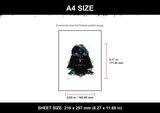 Abstract Darth Vader A4