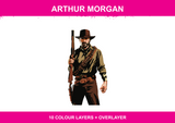 Arthur Morgan colour artwork