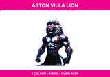 Aston Villa Lion colour artwork