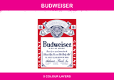 Budweiser colour artwork