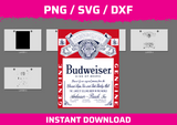 Budweiser instant download PNG SVG DXF
