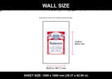Budweiser Wall Size
