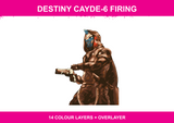 Destiny Cayde-6 Firing colour artwork