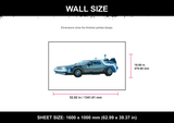 DeLorean Car Wall Size