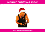 Die Hard Christmas Scene colour artwork