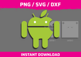 Apple and Android Stencil Files - Digital Download