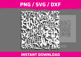 Graffiti 1 Stencil Files - Digital Download