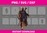 Mandarin Stencil Files - Digital Download
