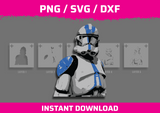 Storm Trooper Stencil Files - Digital Download