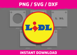 Yellow Circle Logo Stencil Files - Digital Download