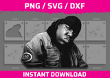 Notorious BIG (Biggie Smalls) Stencil Files - Digital Download