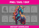 Unicorn Stencil Files - Digital Download
